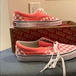 Checkerboard Strawberry Vans